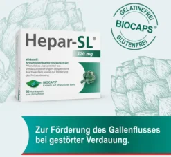 Hepar Sl 320 mg 50 Hartkapseln