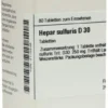 Hepar Sulfuris D30 Dhu 80 Tabletten