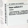 Hepar Sulfuris D3 Dhu 80 Tabletten