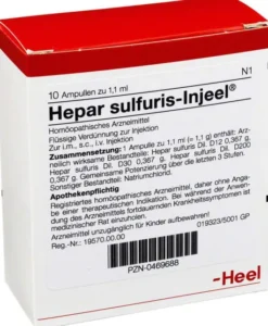 Hepar Sulfuris Injeele 10 Ampullen