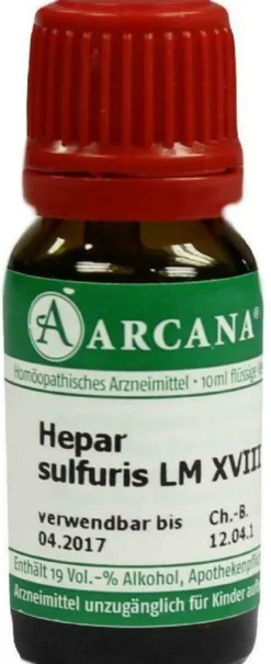 Hepar Sulfuris Lm 18 Dilution 10 ml