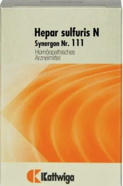 Hepar Sulfuris N Synergon 111 Kattwiga 200 Tabletten