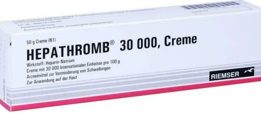 Hepathromb Creme 30.000 I.E 50 G
