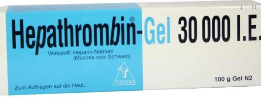 Hepathrombin Gel 30.000 100 G Gel