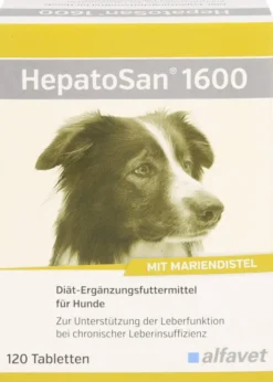Hepatosan 1600 Diät-Erg.Futterm.Tabletten Für Hunde 120 Stück