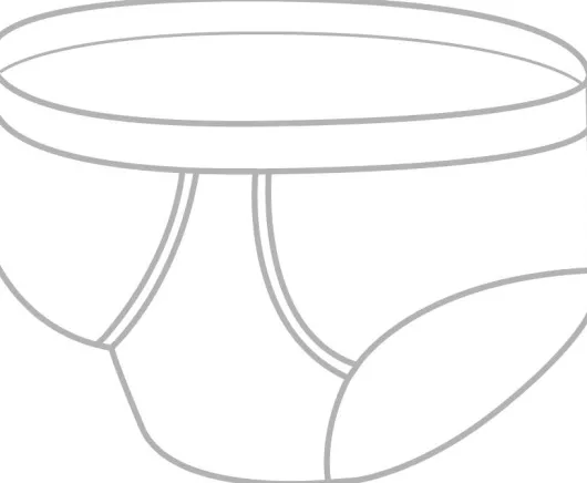 Herren Inkontinenz Slip Größe 7