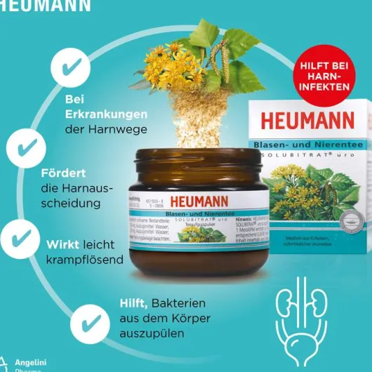 Heumann Blasen und Nierentee Solubritat uro 60 g Instanttee