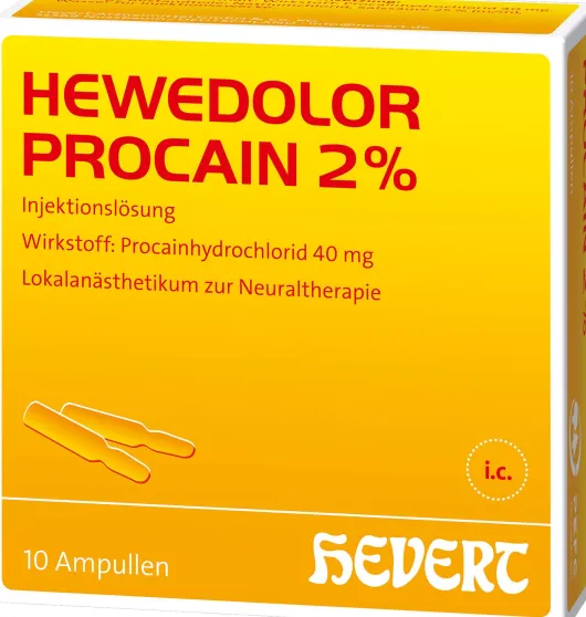 Hewedolor Procain 2% 10 Ampullen