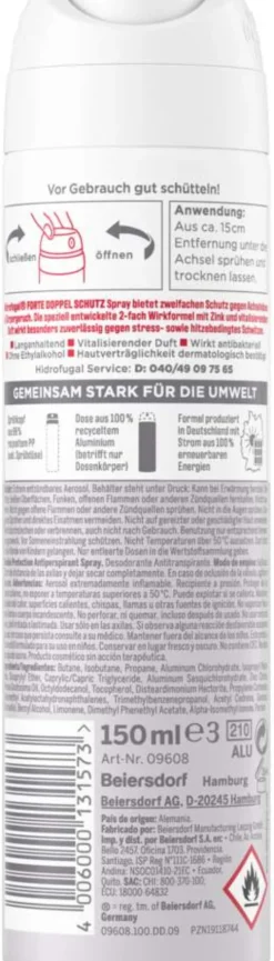 Hidrofugal Forte Doppel Schutz Spray 150 ml