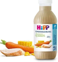 Hipp Sondennahrung Pute Mais & Karotte Kunstst.Fl. 12 X 500 ml