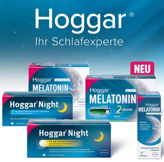 Hoggar Melatonin Duo 30 Kapseln