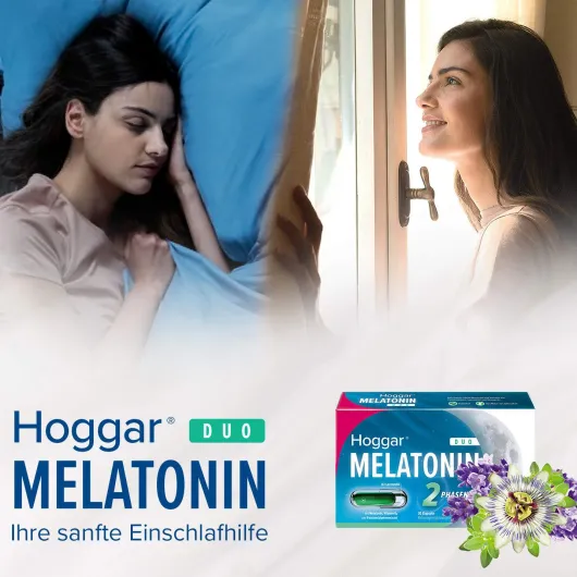 Hoggar Melatonin Duo 30 Kapseln