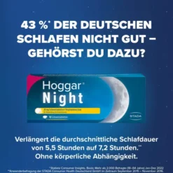 Hoggar Night 25 mg 10 Schmelztabletten