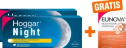 Hoggar Night 25 mg 2 x 20 Schmelztabletten + gratis Eunova VivaChrono 2 x 10 Tabletten