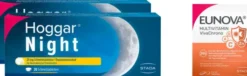 Hoggar Night 25 mg 2 x 20 Schmelztabletten + gratis Eunova VivaChrono 2 x 10 Tabletten