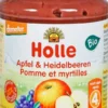 Holle Apfel und Heidelbeere