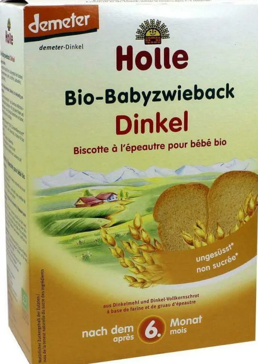 Holle Bio Baby Dinkel Zwieback 200 G