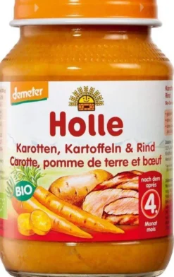 Holle Karotten Kartoffeln und Rind 190 G Brei