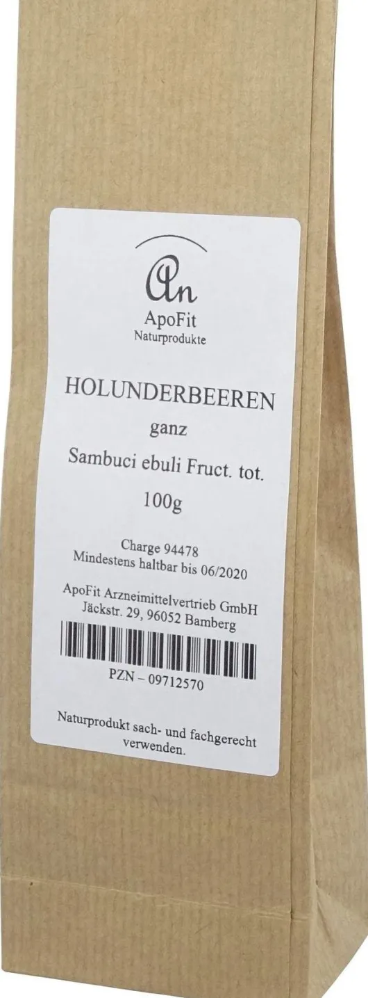 Holunderbeeren Ganz 100 G