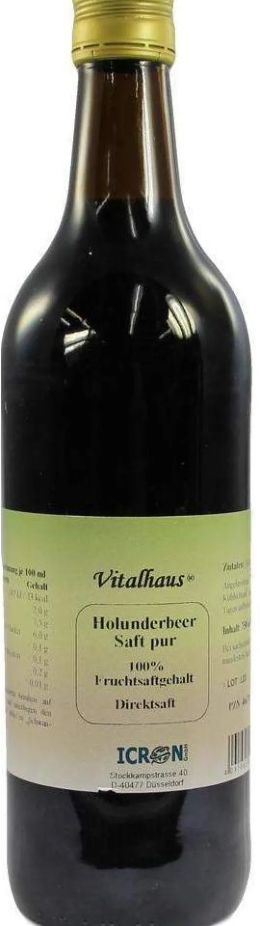 Holunderbeer Saft Pur Vitalhaus