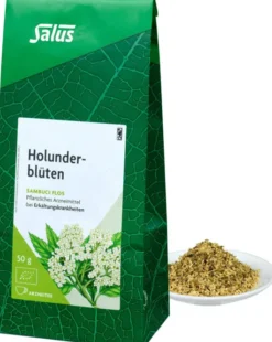 Holunderblüten Arzneitee Sambuci Flos Salus 50 G
