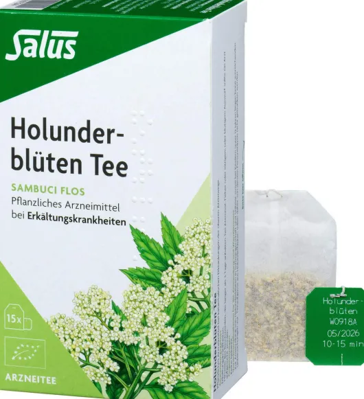 Holunderblüten Arzneitee Sambuci Flos Salus 15 Fil