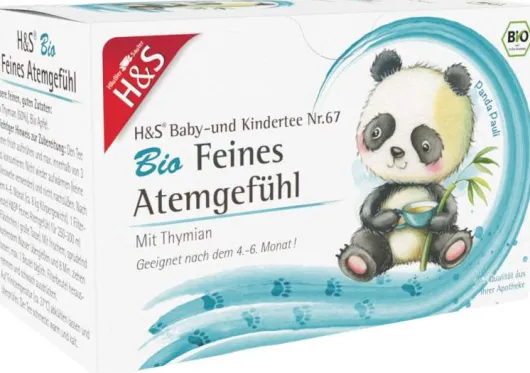 H&S Bio Baby- und Kindertee Feines Atemgefühl 20 Filterbeutel