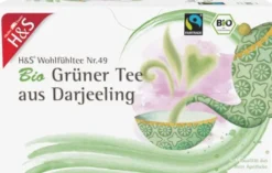 H&S Bio Grüner Tee Aus Darjeeling Filterbeutel 20 X 2 G