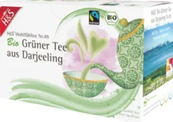 H&S Bio Grüner Tee Aus Darjeeling Filterbeutel 20 X 2 G