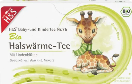 H&S Bio Halswärme-Tee Baby- und Kindertee Fbtl.