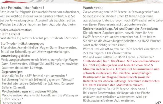 H&S Fencheltee 20 Filterbeutel