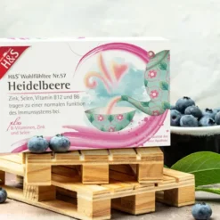 H&S Heidelbeere Mit B-Vitaminen Zink und Selen Fbtl. 20 X 2,5 G
