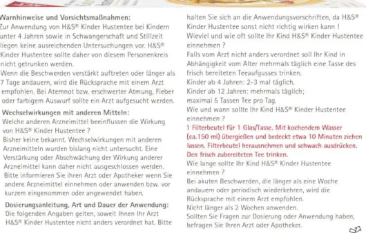 H&S Kinder Hustentee 20 X 1.5 G Filterbeutel