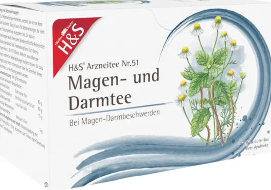 H&S Magen- und Darmtee Arzneitee 20 Filterbeutel