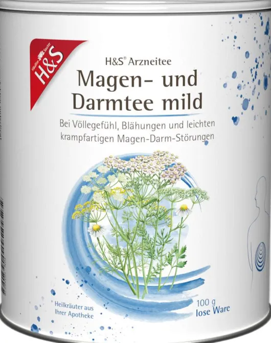 H&S Magen- und Darmtee Mild Loser 100 G Tee