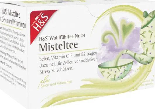 H&S Misteltee Mit Selen und Vitaminen 20 X 2 G Filterbeutel