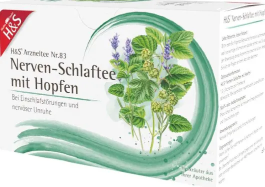 H&S Nerven - und Schlaftee Mit Hopfen 20 Beutel