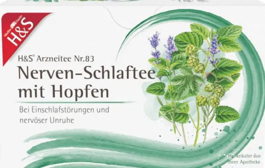 H&S Nerven - und Schlaftee Mit Hopfen 20 Beutel
