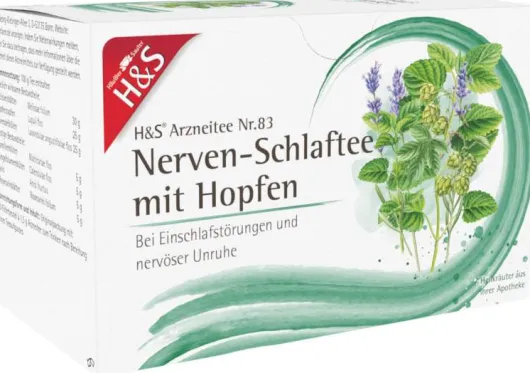 H&S Nerven - und Schlaftee Mit Hopfen 20 Beutel