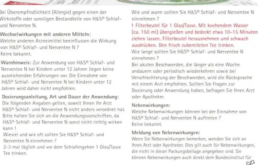 H&S Schlaf- und Nerventee N Filterbeutel
