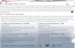 H&S Stay Up Mit Vitamin C und B6 20 X 1.5 G Filterbeutel