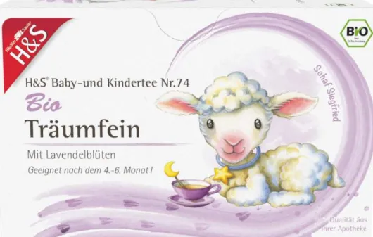 H&S Träumfein Bio Baby- und Kindertee 20 X 1,2 G Filterbeutel