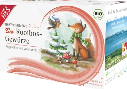 H&S Wintertee Bio Rooibos-Gewürze 20 X 2 G Filterbeutel