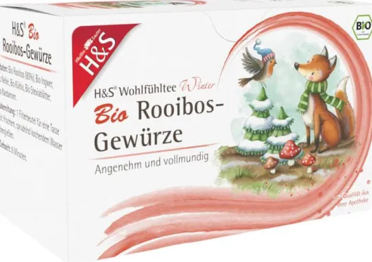 H&S Wintertee Bio Rooibos-Gewürze 20 X 2 G Filterbeutel