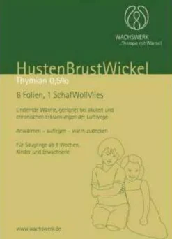 Husten Brust Wickel Thymian Wachswerk 6 Folien