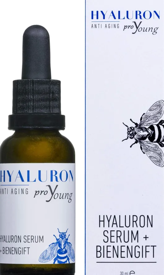 Hyaluron Anti-Aging Serum proYoung mit Bienengift 30 ml