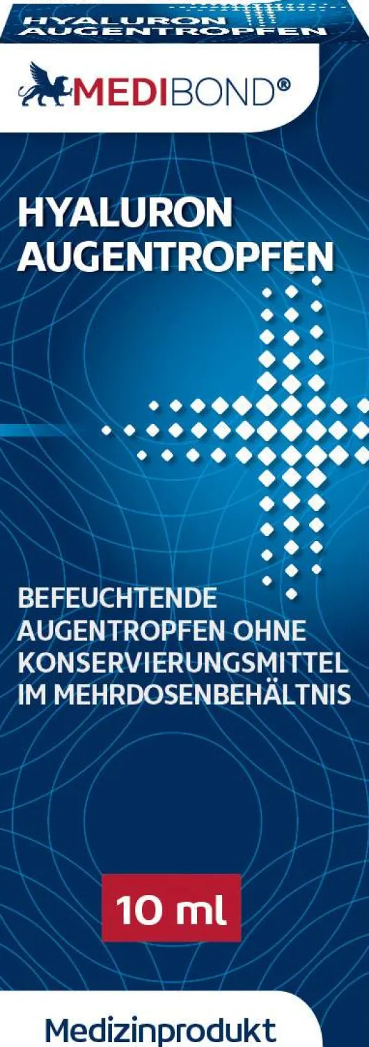Hyaluron Augentropfen Medibond 10 ml