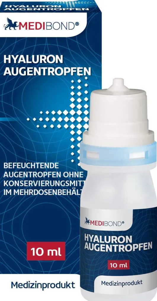 Hyaluron Augentropfen Medibond 10 ml
