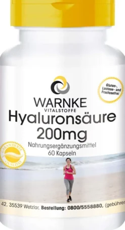 Hyaluronsäure 200 mg 60 Kapseln
