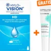 Hylo Vision HD 2x15ml Augentropfen + gratis Optolind Empflindl. Haut Augenpflege 15 ml